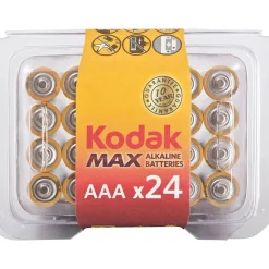 New MAX Super Alkaline AAA Batteries (24-Pack) Batteries & Adapters