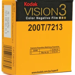 Fashion VISION3 200T Color Negative Film #7213 (Super 8, 50 ft. Roll) Film