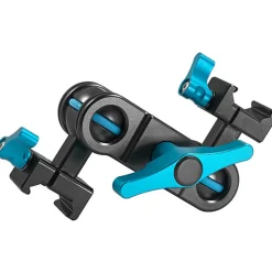 Online 5.5 in. Cine Magic Arm with Double Ball Heads (NATO Clamp, Raven Black) Camera Support Accessories
