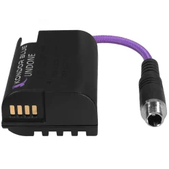 Online 4 in. Female Locking DC Barrel 2.1 to LPE6 Dummy Battery Batteries & Power
