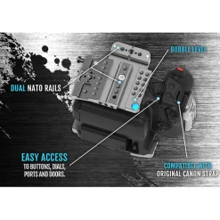 Outlet Cage with Top Handle for Canon C70 (Raven Black) Camera Support Systems