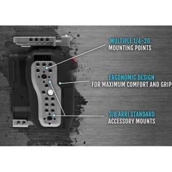 Outlet Cage with Top Handle for Canon C70 (Raven Black) Camera Support Systems
