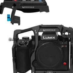 Hot Cage with Top Handle for Panasonic Lumix S1R II (Raven Black) Camera Support Systems