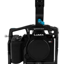 Hot Camera Cage with Top Handle for Panasonic Lumix S5II/X (Raven Black) Camera Support Systems