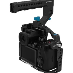 Hot Camera Cage with Top Handle for Panasonic Lumix S5II/X (Raven Black) Camera Support Systems