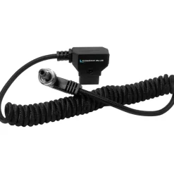 Best Coiled D-Tap to Locking DC 2.5mm Right-Angle Cable for amaran (16 to 32 in.) Video Cables
