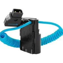 Sale D-Tap to Canon LP-E6 Dummy Battery Cable (16-36 in., Blue) Batteries & Power