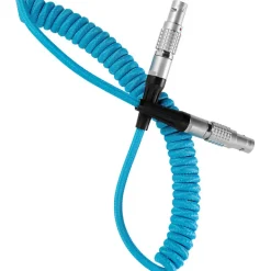 Online LEMO to LEMO 2-Pin Coiled Power Cable for ARRI to Teradek Video Cables