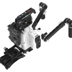 New Ultimate Rig with Gold Mount Battery Plate for Canon C80 (Raven Black) Camera Support Systems