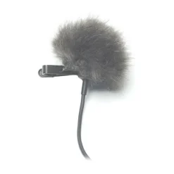 Outlet Fuzzy Topper Windscreen for Lavalier Microphones (Grey) Microphones Accessories