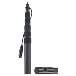 Online KE79CCR Traveler Aluminum Boompole with Internal Coiled XLR Cable (Right Angled) Microphones Accessories