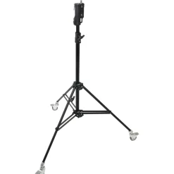 Outlet 7.5 ft. Master Combo Stand with Casters (Black) Light Stands