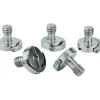 New 1/4 in.-20 D-Ring Screws (5 Pack) Tripod Accessories
