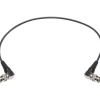 Sale Mini-RG59 12G-SDI/4K UHD Right-Angle BNC to Right-Angle BNC Cable (Black, 1 ft.) Video Cables