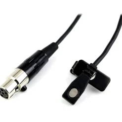 New M152/5P Omnidirectional Lavalier Microphone with TA5F Connector (Black) Microphones Accessories