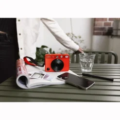 Hot SOFORT 2 Hybrid Instant Film Camera (Red) Film Cameras|Point & Shoot