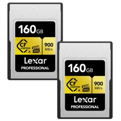 Fashion 160GB Professional GOLD Series CFexpress Type A Memory Card (2-Pack) Memory Cards|Memory Cards