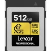 Fashion 512GB Professional GOLD Series CFexpress 4.0 Type B Memory Card Memory Cards|Memory Cards
