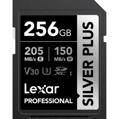 Outlet 256GB Professional SILVER PLUS UHS-I SDXC Memory Card Memory Cards|Memory Cards