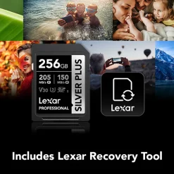 Outlet 256GB Professional SILVER PLUS UHS-I SDXC Memory Card Memory Cards|Memory Cards