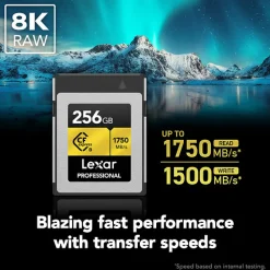 Clearance 256GB Professional GOLD Series CFexpress Type B Memory Card Memory Cards|Memory Cards