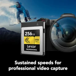 Clearance 256GB Professional GOLD Series CFexpress Type B Memory Card Memory Cards|Memory Cards