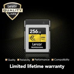 Clearance 256GB Professional GOLD Series CFexpress Type B Memory Card Memory Cards|Memory Cards