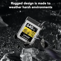 Sale 640GB Professional GOLD Series CFexpress 4.0 Type A Memory Card Memory Cards|Memory Cards