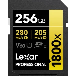 Outlet 256GB Professional GOLD Series 1800x UHS-II SDXC Memory Card (2-Pack) Memory Cards|Memory Cards