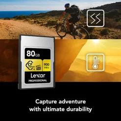 Clearance 80GB Professional GOLD Series CFexpress Type A Memory Card (2-Pack) Memory Cards|Memory Cards