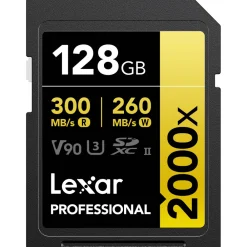 Outlet Pro 2000X UHS 2 U3 SDHC 128GB Memory Card Memory Cards|Memory Cards