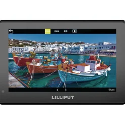 Online 7 in. On-Camera Control Monitor with LANC Camera Control Video Monitors Viewfinders