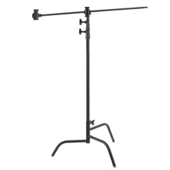 Discount 40 in. C-Stand Sliding Leg Kit with 2.5 in. Grip Head and 40 in. Grip Arm (Black) Light Stands