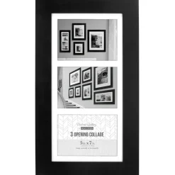 Fashion 5 x 7 in. Manhattan Frame (Black) Frames Albums