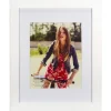 Outlet 11 x 14 in. Wide Linear Manhattan Frame (White) Frames Albums