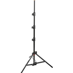 Online 7 ft. Alu Mini Compact Air-Cushioned Stand Quick Stack 3-Pack (Black) Light Stands