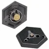 Fashion 030-14 Hexagonal Quick Release Plate with 1/4"-20 Screw Tripod Accessories
