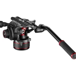 Online 612 Nitrotech Fluid Video Head and Carbon Fiber Twin Leg Tripod with Middle Spreader Video Tripods & Supports