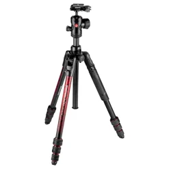 Outlet Befree Advanced Travel Al Tripod with Ball Head (Twist Locks, Red) Tripod Kits