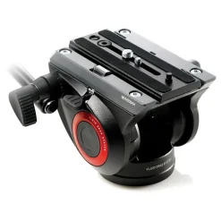 Fashion Fluid Video Head with Flat Base Video Tripods & Supports