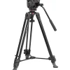 Best 500X Fluid Head with Aluminum Tripod Kit Video Tripods & Supports