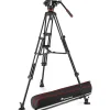 Clearance 504X Fluid Video Head & MVTTWINMA Aluminum Tripod with Mid-Level Spreader Video Tripods & Supports