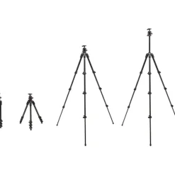 Hot 055XPRO 4-Section Photo AS Carbon Fiber Tripod Kit Tripod Kits