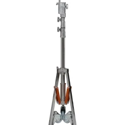 Fashion Junior Double Riser Rolling Steel Stand Light Stands