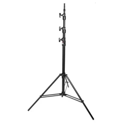New Light Heavy Kit Triple Riser Stand - Black, 12' 5" Light Stands