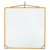 Hot Solid Frame Scrim White Artificial Silk (48x48 In.) Scrims & Flags