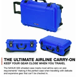 Fashion 935 Wheeled Hard Case with Foam Insert (Blue, 28.5L) Hard Cases & Large Equipment Bags|Hard Cases & Large Bags