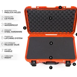 Sale 935 Wheeled Hard Case with Foam Insert (Orange, 28.5L) Hard Cases & Large Equipment Bags|Hard Cases & Large Bags
