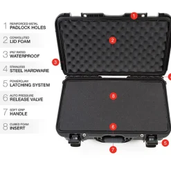 Discount 935 Wheeled Hard Case with Foam Insert (Black, 28.5L) Hard Cases & Large Equipment Bags|Hard Cases & Large Bags