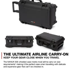 Discount 935 Wheeled Hard Case with Foam Insert (Black, 28.5L) Hard Cases & Large Equipment Bags|Hard Cases & Large Bags